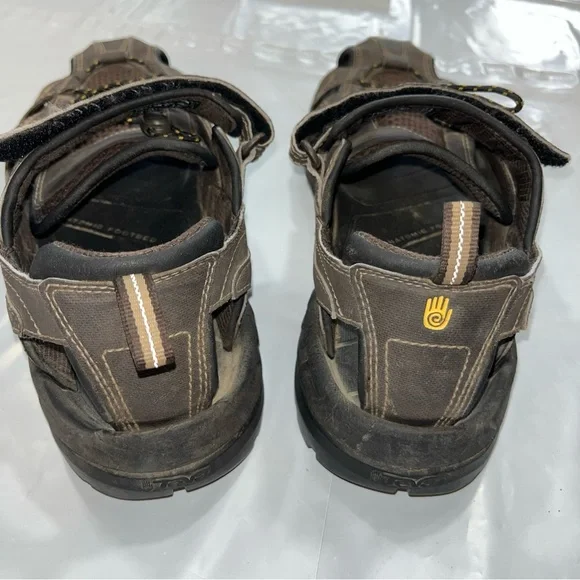 Teva Forebay Dozer BROWN SANDALS trail HIKING All Terrain MEN SIZE 10 Closed Toe - Picture 5 of 16